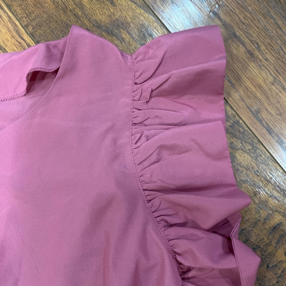 Pink structure work blouse - Picture 3 of 3